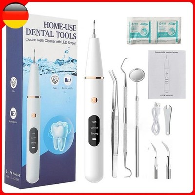 Ultraschall Zahnreinigung Sets Elektrisch,Zahnbürste Zahnsteinentferner Geschenk