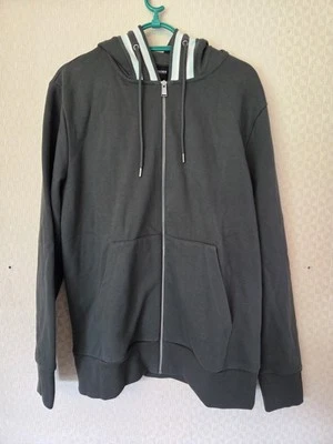 Hugo Boss Sweat Gilet Pull Capuche Homme Vert Kaki Neuf Taille L Fermeture Zippé - Photo 1/4