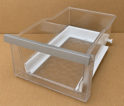LG LMXS30796S Right Side Crisper Drawer Bin MCK672599   MJS626729 OEM w/ Rollers
