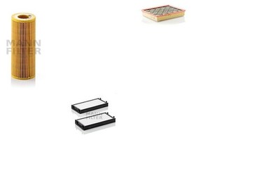 MANN-FILTER Inspektionspaket Filtersatz L Partikelfilter Filtereinsatz für E70