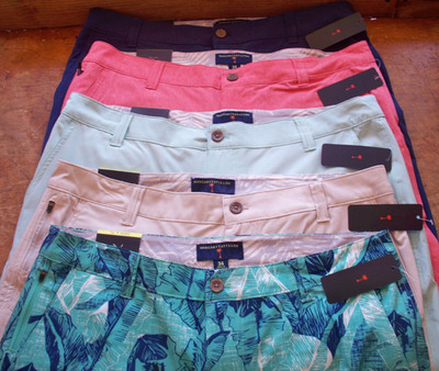 Margaritaville Mens 4-Way Stretch Quick Dry Shorts Sz 32 34 36 38 x 7 L