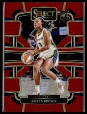 2024 Panini Select WNBA 4 Jaelyn Brown Dallas Wings RC Red Prizm 122/149