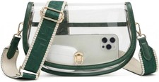 Clear Bag for Stadium Events, Clear Purse Crossbody Bag for Women