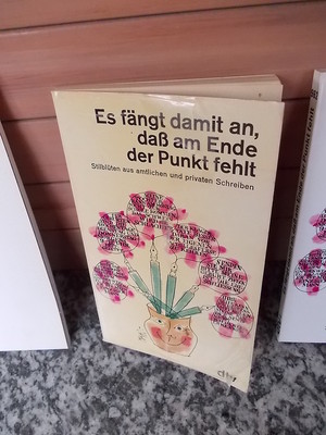 Es fängt damit an, daß am Ende der Punkt fehlt