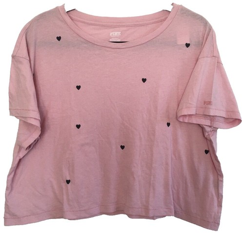 T-SHIRT DE POCHE VICTORIAS SECRET ROSE