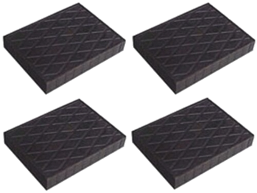4 X bloc de caoutchouc 160x120x30 mm. pour Pont elevateur - tampons - Italie - Imagen 1 de 2