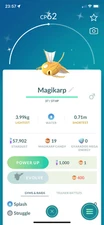 Pokemon Shiny Magikarp ! Registered or Unregistered ! 30 Days Friendship !! Go