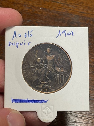 Münze Frankreich 10 Centimes Dupuis 1901 (10-21)