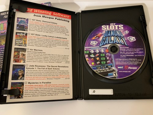 IGT Slots Diamond Galaxy PC/Mac 2012 Authentic Slots - Picture 5 of 10