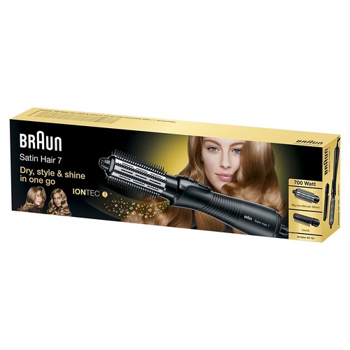 Braun satin hair 7 as720 hair brush ionic technology molds rize and dry |  eBay