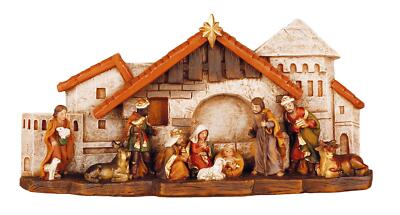 Weihnachtskrippe / Heilige Familie Plakette Ornament 89622