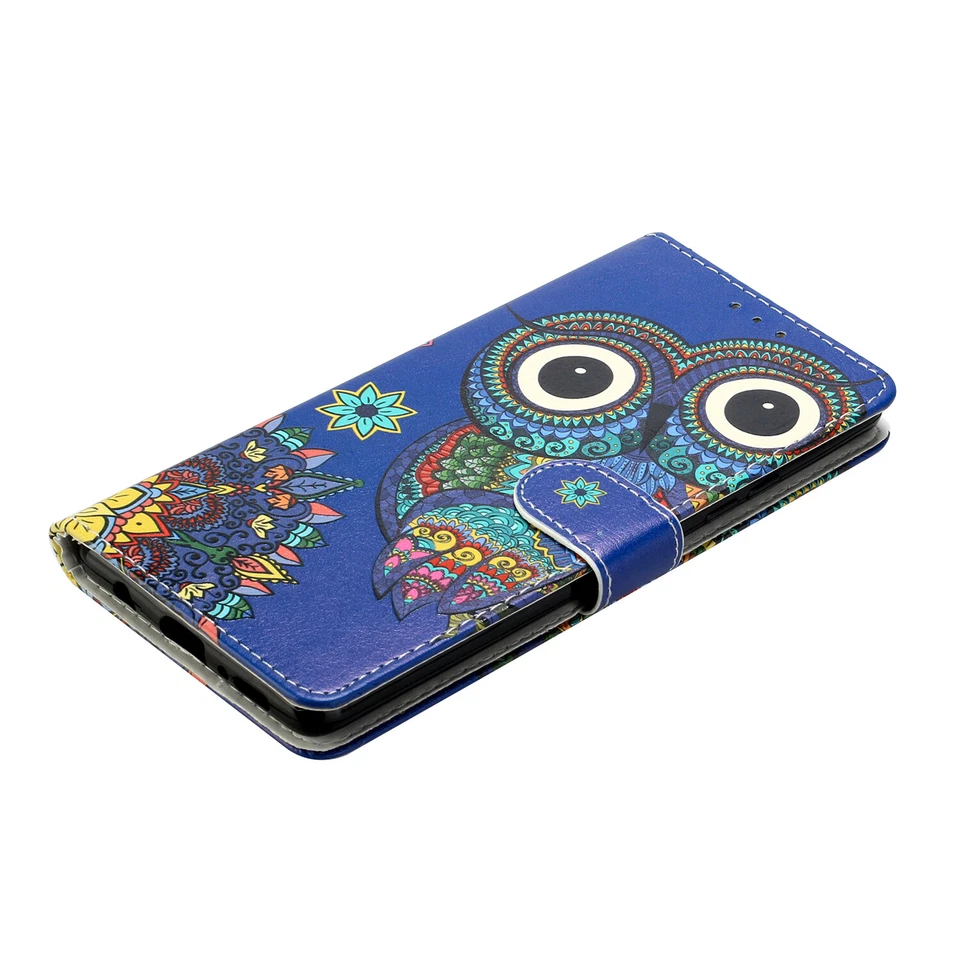 Case for iPhone 11 Pro Max 7 8 6 Plus 12 Patterned PU Leather Flip Wallet Cover - Image 4 of 4