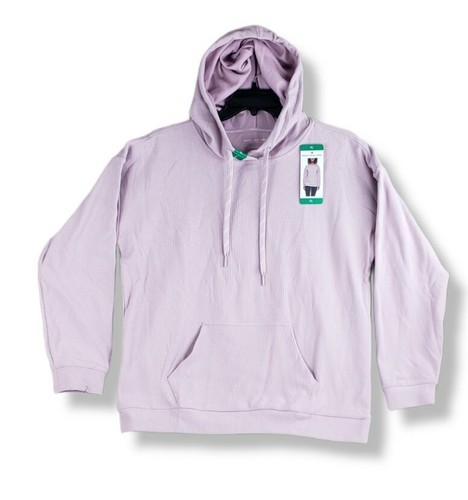 Ribbed Soft Cozy Sweater Hoodie Mauve 