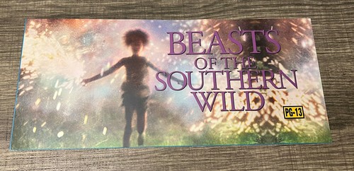2012 Beasts Of The Southern Wild Movie Theater Mylar Poster 6”x13” Dwight Henry