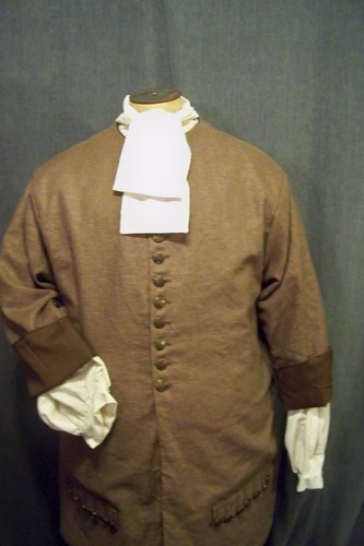 17th-18th Cent, Linen Neckcloth, Neck Stock Cravat, Cotton Rev War ECW Outlander - Picture 3 of 13