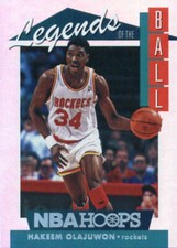 2018-19 Panini Hoops Legends of the Ball #12 Hakeem Olajuwon Houston Rockets