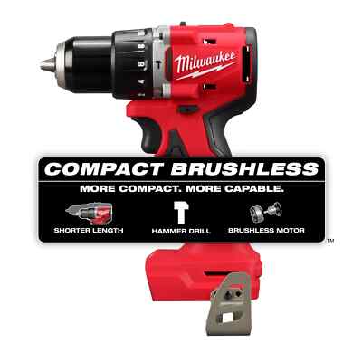 Milwaukee M18  1/2'' Compact Brushless Hammer Drill  Model 3602-20   ** NEW **