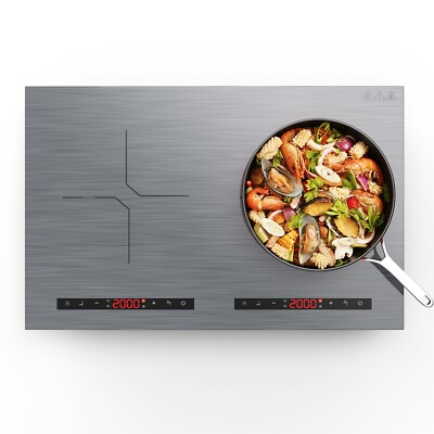 #ad Induction Cooktop Electric Cooktop 2 Burner Electric Stovetop 110V Touch Control $115.99