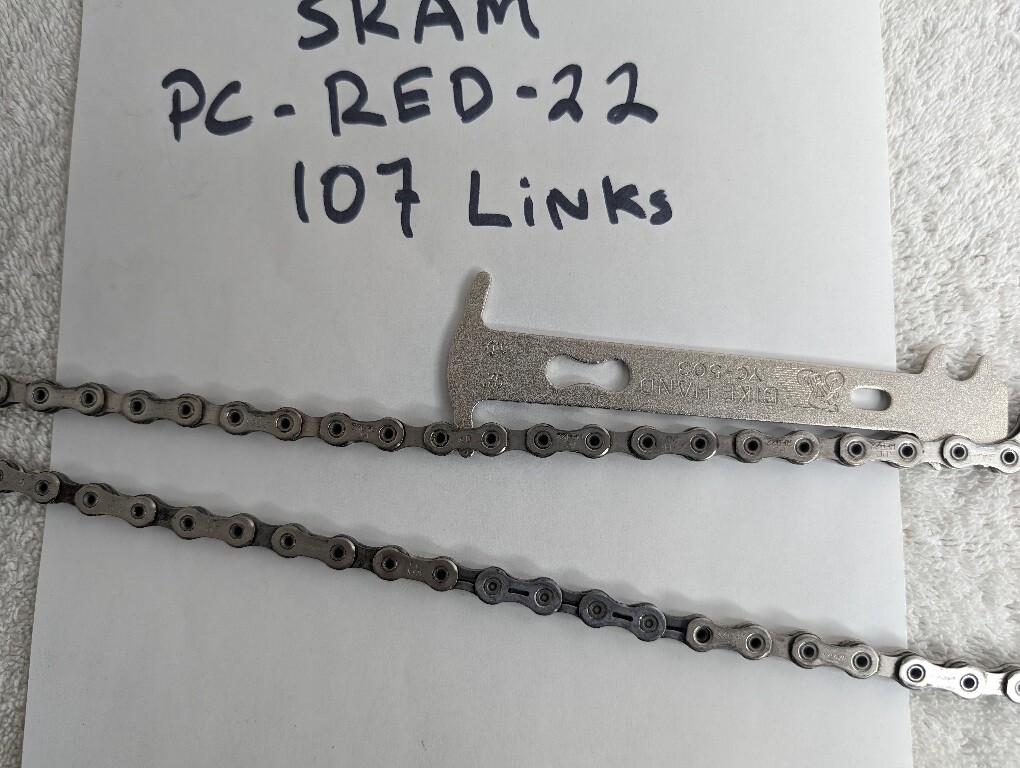 Sram Red 22 Bike Chain, 11 Speed, 107 Links, PC-Red-22