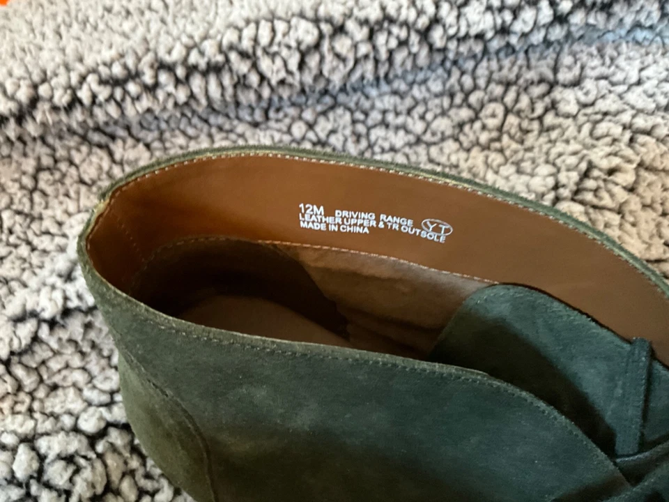 Men’s Shoe / boot Aerosoles Size 12M Deep Green Moccasin Driving Range - Image 2 of 4