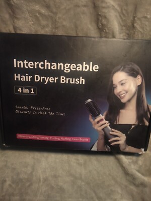 Hair Dryer Brush 4 in 1 Blow Dryer Brush Negative Ionic Hot Air Brush Kit