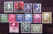 Timbres d'Allemagne entre 1949 et 1955