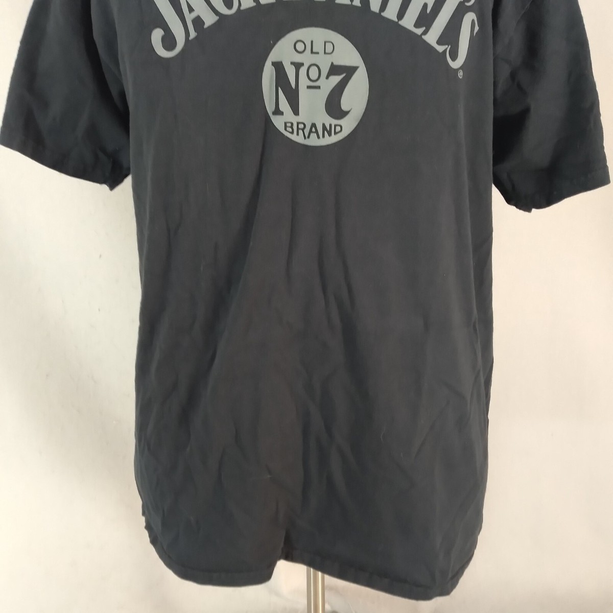 Jack Daniels Old Number 7 Shirt mens adult medium black short