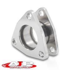 Universal 3 Bolt 2.5" Header Exhaust Catback Piping 2" Length Extension Adaptor