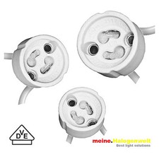 1 x Fassung GU10 230V 100W Sockel LED-Leuchtmittel Halogen-Strahler LED-Lampe