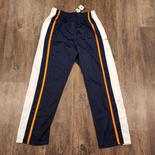 New Vtg AND1 Basketball Suit Warmups Breakaway Pants Mens Size Large L Blue 90s - Picture 1 of 15