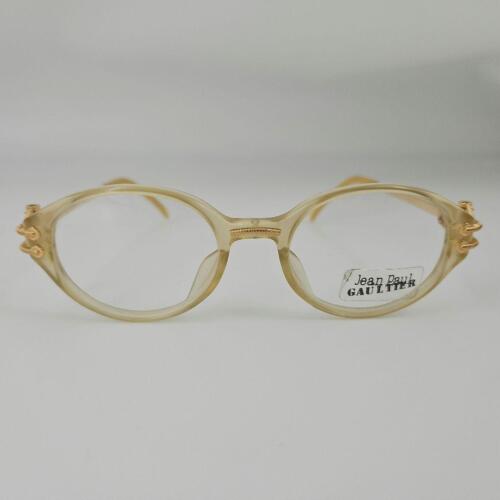 Jean Paul GAULTIER 55-5201 Eyeglasses Gold frame MADE IN JAPAN Unused