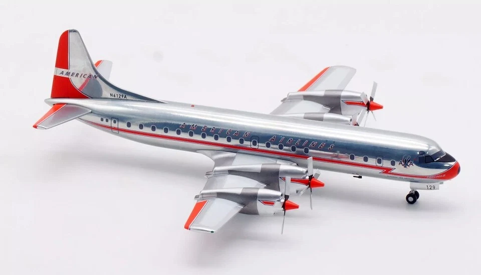 American A. / Lockheed Electra L-188 / N6129A / IF188AA1123P / 1:200 Foto 4 de 4