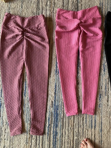 TikTok Leggings Peachy Cheeks Three Pairs Size Small - Picture 2 of 3
