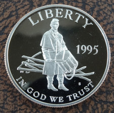 1995-S Civil War Battlefield Proof Half Dollar Commemorative US Mint Coin