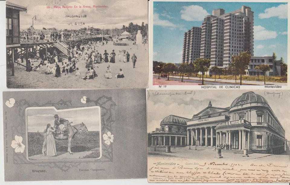 URUGUAY 28 Postales Vintage Mayormente anteriores a 1970 con MEJOR (L5870) Foto 2 de 4