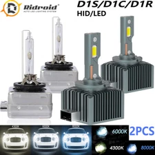D1S D1R LED Headlight Bulbs or Xenon HID Kit Conversion Kits 6000K 8000K 4300K