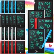 24pcs LCD Writing Tablet Mini Electronic Doodle Board 4.5 Inch Drawing Tablet