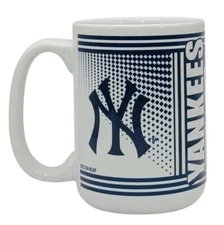 Boelter Brands Large MLB Hero Sublimated Mug, 15oz (New York Yankees)