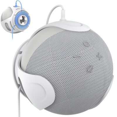 Plastic Speaker Holder Wall Mounted Speaker Holder Stand for Amazon Echo Dot 5/4