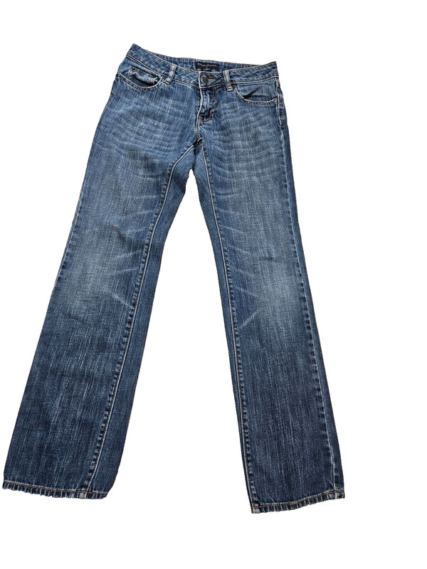Banana Republic Straight Leg Jeans Cotton Denim Stained Size 0