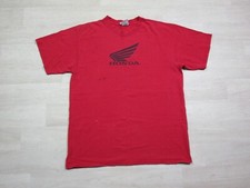 Vintage Honda Racing T Shirt Sz (L) Short Sleeve Wings Logo Sponsorship Y2K