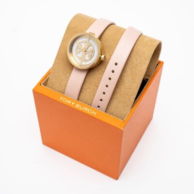 New Tory Burch Reva Double Wrap Around Strap Watch TBW4030 New Tory Burch Reva Double Wrap Around Strap Watch TBW4030