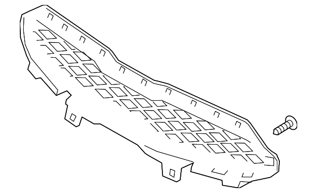 OEM Kia Forte Sedan GT Grille 86350-m6210 Chipped Scratches for  
