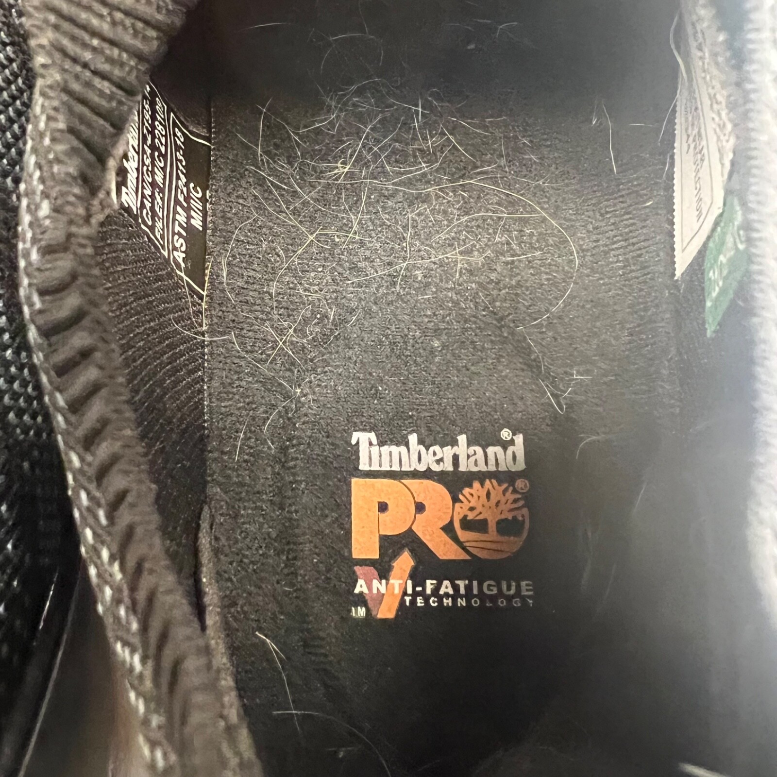 Timberland PRO Men's Radius Comp Toe Comp Plate A5V3Q Work Shoes Black Gray 9.5W image 7