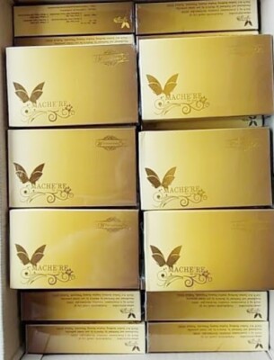 Set Mache're Gold Whitening Cream Winkles Acne Natural Premium Skin