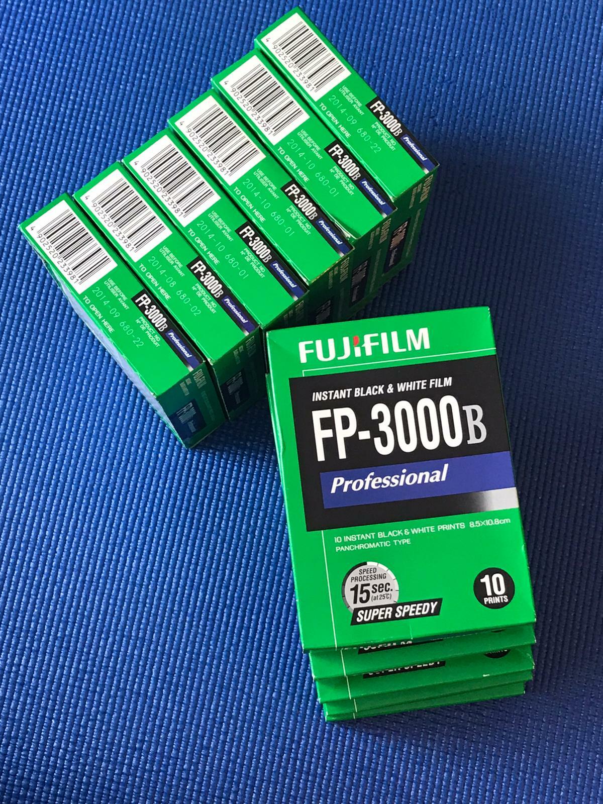 Fujifilm Fp 3000b 3 34 X 4 25 Professional Instant Black And White Film 10 Exposures For Sale Online Ebay