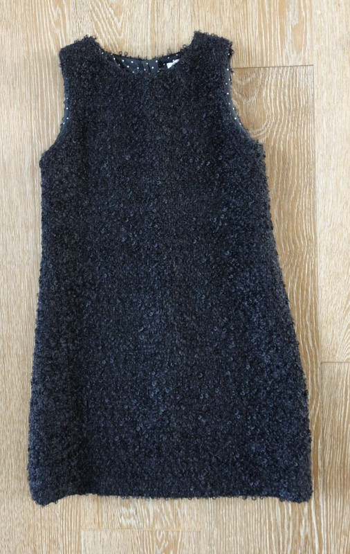 Dolce & Gabbana Girls Black Mohair Wool Dress Size 9/10 NWT