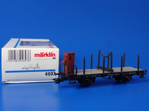 Voiture De Musée Märklin 2001 (échelle Z) Avec Cabine De Serre-frein Et Charge - NIB