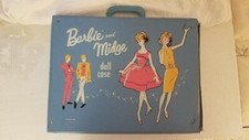 LOWERING PRICE Barbie and Midge doll carrying case - 1963 vintage - Mattel.