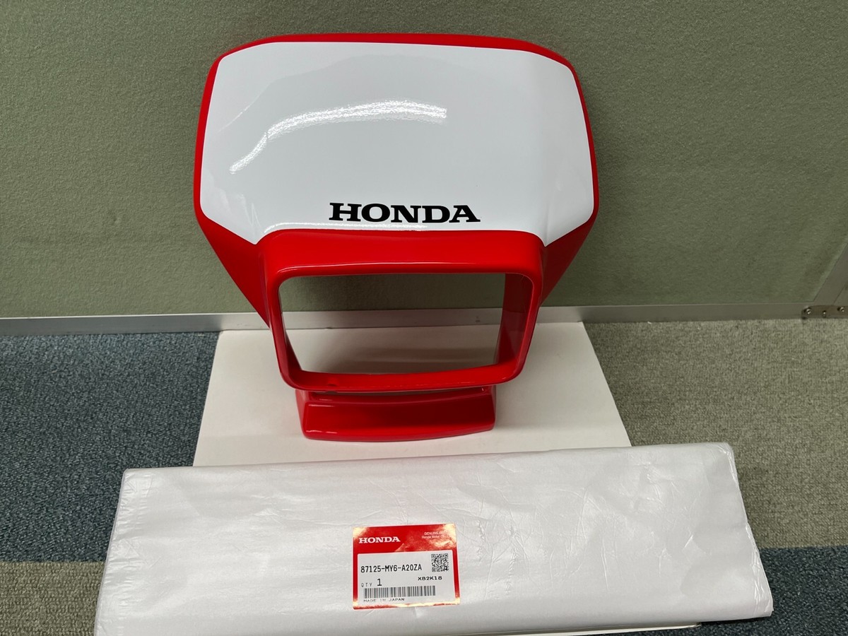 HONDA OEM FRONT VISOR SET RED 2000-2007 XR650L 87125-MY6-A20ZA